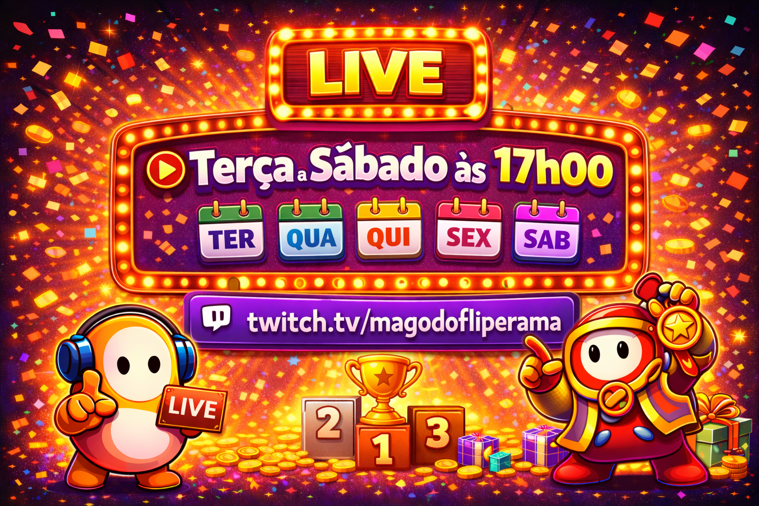 Mago do Fliperama ao Vivo